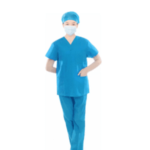Non Woven Disposable Scrub Suit, Short sleeve