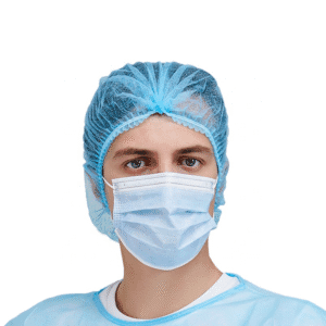 Disposable Non Woven Mob Cap, Machine Made Elastic Clip Cap, Hairnets