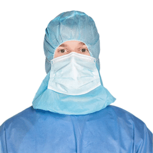 Disposable Non Woven Balaclava Cap, Protective Hood With Face Mask