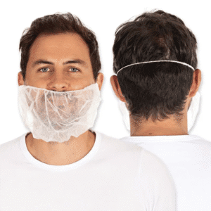 Disposable Non Woven Beard Cover With Elastic, Hand Made Beard Net