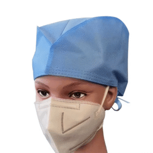 Disposable Non Woven Doctor Cap With Tie, Machine Make Surgical Cap