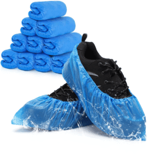 Disposable PE/CPE Shoecover, Water and Dust Proof, Non Slip, Machine Made