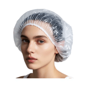 Disposable Shower Caps, Plastic Hair Cover
