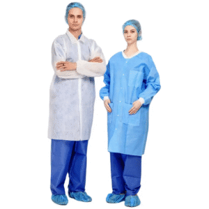 Disposable Non Woven Lab Coat, Non-sterile Jacket